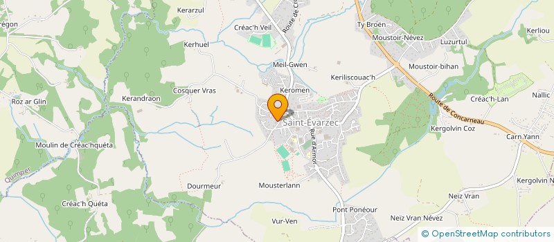 localisation de l'entreprise MADAME CHRISTIANE LE SEACH  SAINT-EVARZEC