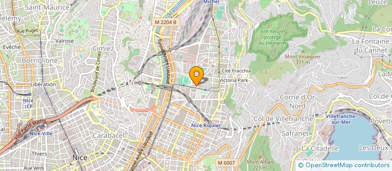 localisation de l'entreprise MADAME CHRISTIANE LEBLANC à NICE