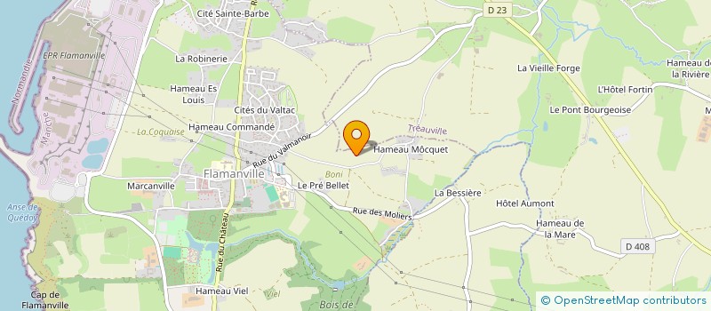 localisation de l'entreprise MADAME CHRISTIANE LEBLOND  LE ROZEL