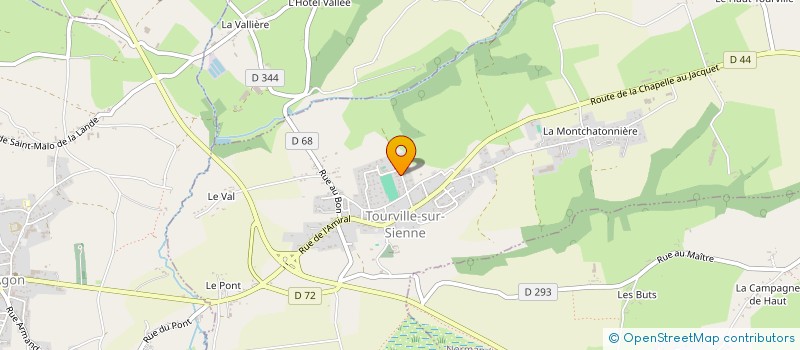 localisation de l'entreprise MADAME CHRISTIANE LEBRETON  TOURVILLE-SUR-SIENNE