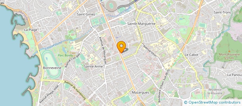 localisation de l'entreprise MADAME CHRISTIANE LECLAIRE  MARSEILLE