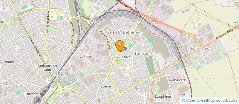 localisation de l'entreprise MADAME CHRISTIANE LECOCQ  REIMS