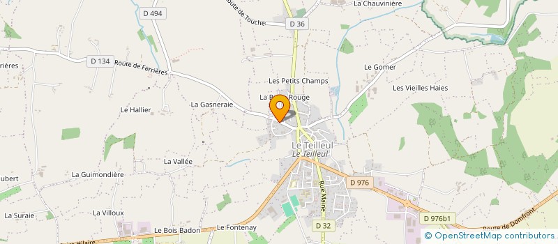 localisation de l'entreprise MADAME CHRISTIANE LECOURT à LE TEILLEUL