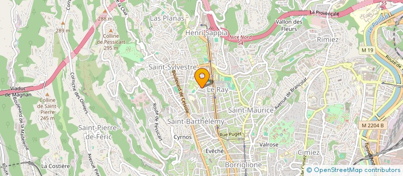 localisation de l'entreprise MADAME CHRISTIANE LECUYER à NICE