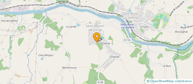 localisation de l'entreprise MADAME CHRISTIANE LEFORT à SAINT-MARTIN-DE-JUSSAC