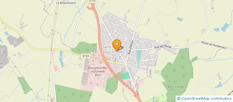 localisation de l'entreprise MADAME CHRISTIANE LEGAL  SAINT-LEGER-SOUS-CHOLET