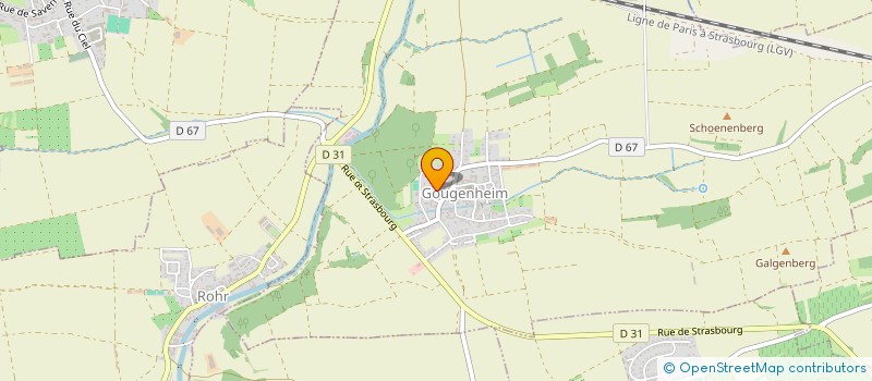 localisation de l'entreprise MADAME CHRISTIANE LEHMANN  GOUGENHEIM
