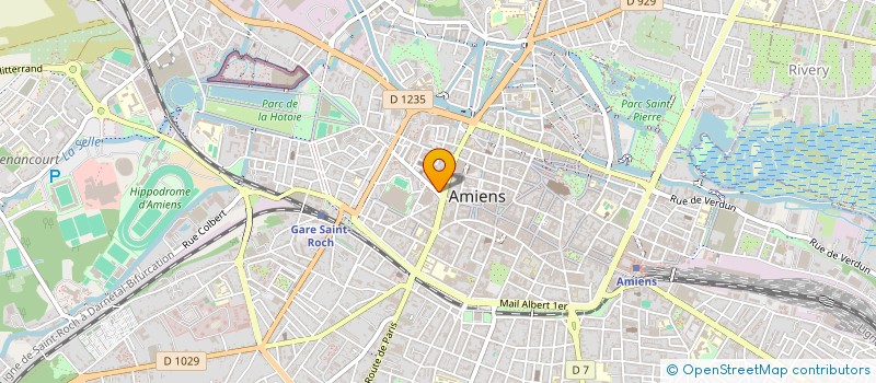 localisation de l'entreprise MADAME CHRISTIANE LEJEUNE  AMIENS