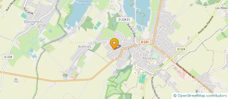 localisation de l'entreprise MADAME CHRISTIANE LELEU  BREMES