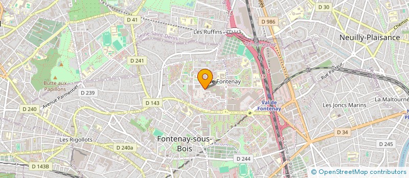 localisation de l'entreprise MADAME CHRISTIANE LEMOINE à FONTENAY-SOUS-BOIS