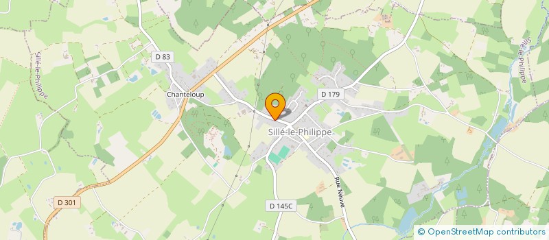 localisation de l'entreprise MADAME CHRISTIANE LEPINE  SILLE-LE-PHILIPPE