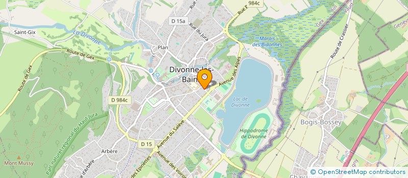 localisation de l'entreprise MADAME CHRISTIANE LEQUIN à DIVONNE-LES-BAINS