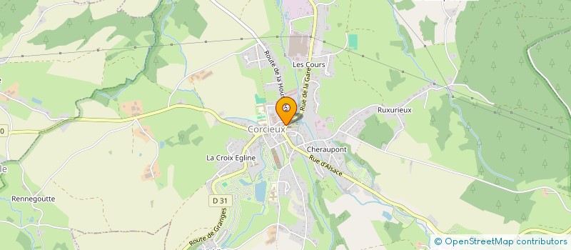 localisation de l'entreprise MADAME CHRISTIANE LEROGNON à CORCIEUX