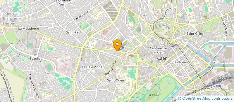 localisation de l'entreprise MADAME CHRISTIANE LEROY à CAEN
