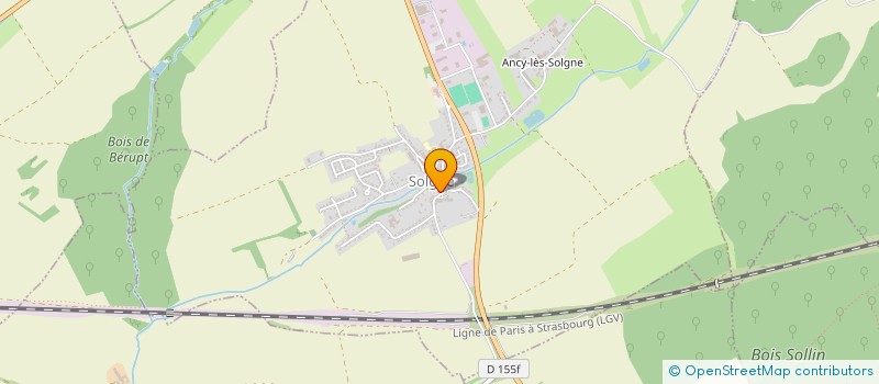 localisation de l'entreprise MADAME CHRISTIANE LEROY  SOLGNE