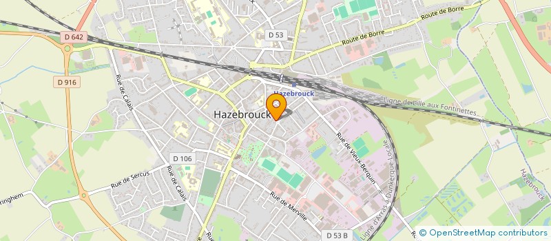 localisation de l'entreprise MADAME CHRISTIANE LESPAGNOL à HAZEBROUCK