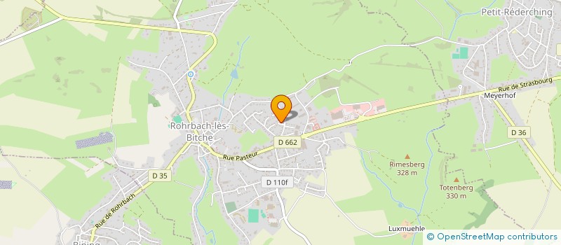 localisation de l'entreprise MADAME CHRISTIANE LILLE  ROHRBACH-LES-BITCHE