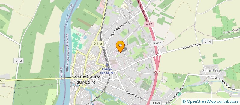 localisation de l'entreprise MADAME CHRISTIANE LOISEAU  COSNE-COURS-SUR-LOIRE