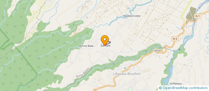 localisation de l'entreprise MADAME CHRISTIANE LOUIS  BASSE-POINTE