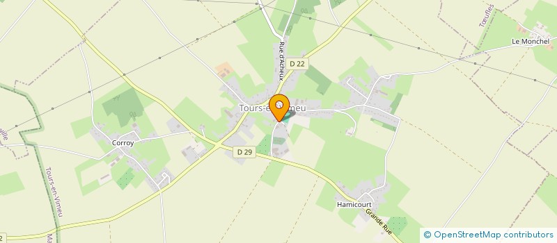 localisation de l'entreprise MADAME CHRISTIANE MABILLE  TOURS-EN-VIMEU