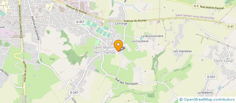 localisation de l'entreprise MADAME CHRISTIANE MAINCENT  AVRANCHES
