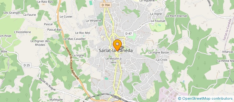localisation de l'entreprise MADAME CHRISTIANE MANET à SARLAT-LA-CANEDA