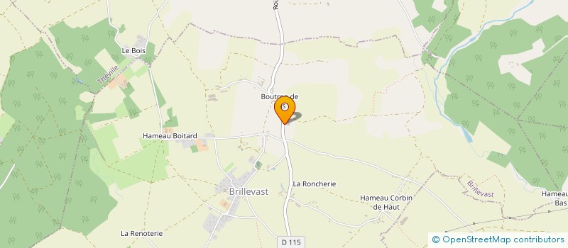 localisation de l'entreprise MADAME CHRISTIANE MANGON  BRILLEVAST