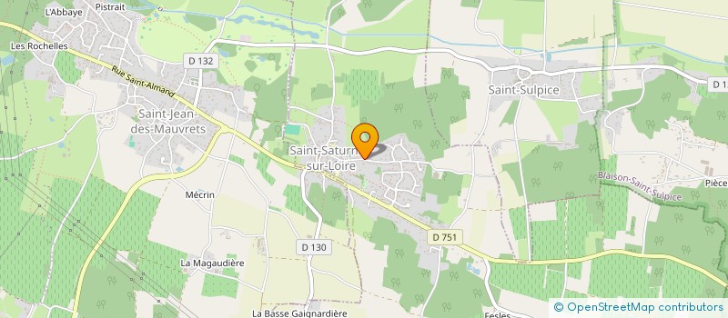 localisation de l'entreprise MADAME CHRISTIANE MAQUIN à GENNES-VAL-DE-LOIRE