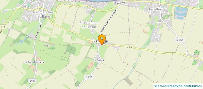 localisation de l'entreprise MADAME CHRISTIANE MARC  SAINT-COME-DE-FRESNE