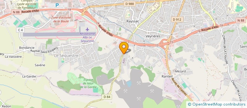 localisation de l'entreprise MADAME CHRISTIANE MARCEL à ALBI