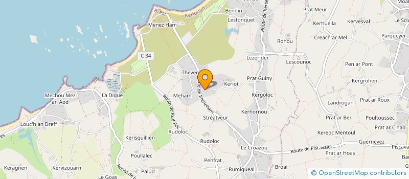 localisation de l'entreprise MADAME CHRISTIANE MARHADOUR  KERLOUAN