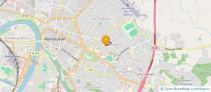 localisation de l'entreprise MADAME CHRISTIANE MATHET à MONTAUBAN