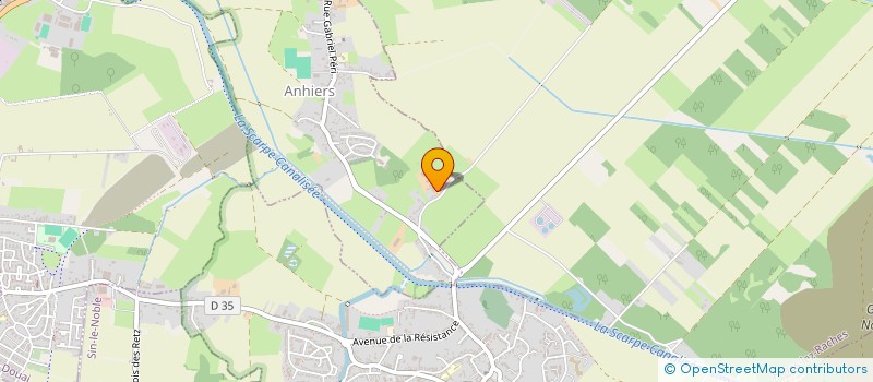 localisation de l'entreprise MADAME CHRISTIANE MATHIS  ANHIERS