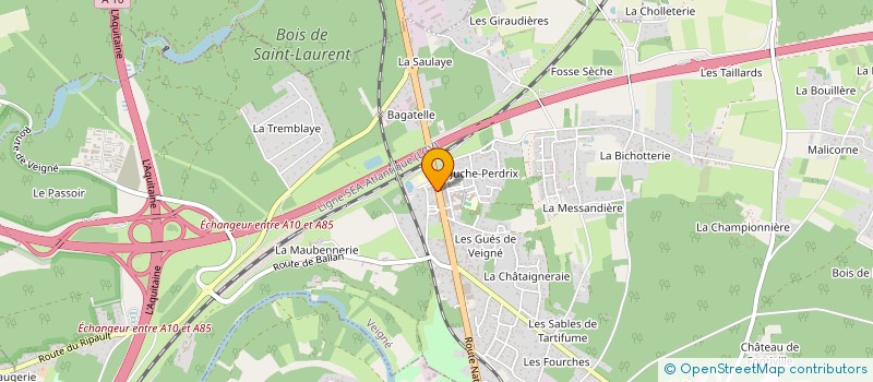 localisation de l'entreprise MADAME CHRISTIANE MATIGNON à VEIGNE