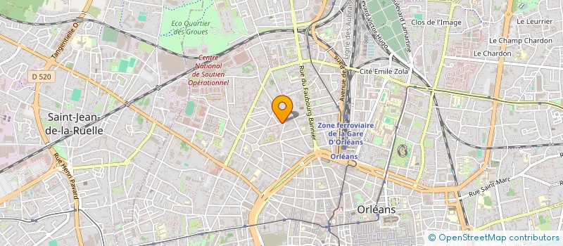 localisation de l'entreprise MADAME CHRISTIANE MATRON  ORLEANS