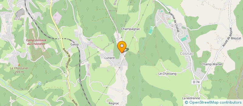 localisation de l'entreprise MADAME CHRISTIANE MAUGRET  COSNAC