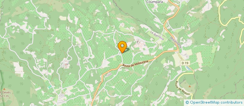 localisation de l'entreprise MADAME CHRISTIANE MAURIZOT  LE BARROUX