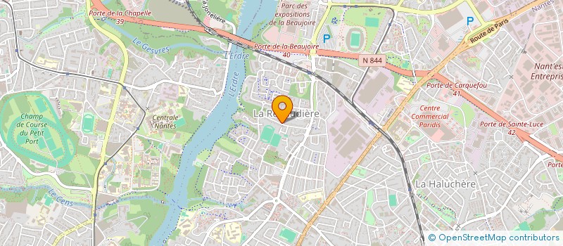 localisation de l'entreprise MADAME CHRISTIANE MAZET à NANTES