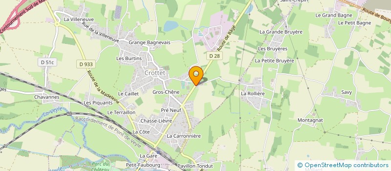 localisation de l'entreprise MADAME CHRISTIANE MELONI à CROTTET