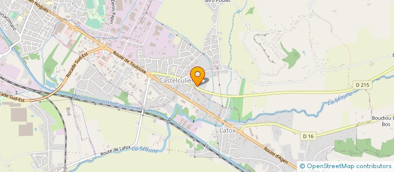 localisation de l'entreprise MADAME CHRISTIANE MERCIER  CASTELCULIER