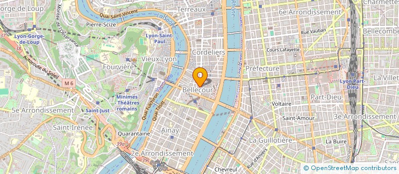 localisation de l'entreprise MADAME CHRISTIANE METTETAL  LYON