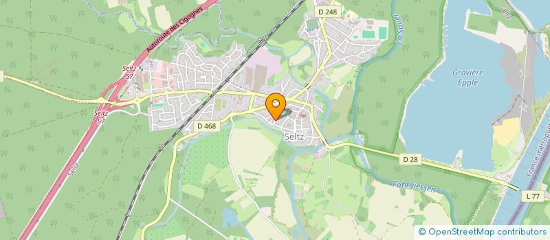 localisation de l'entreprise MADAME CHRISTIANE MEYBERGER  SELTZ