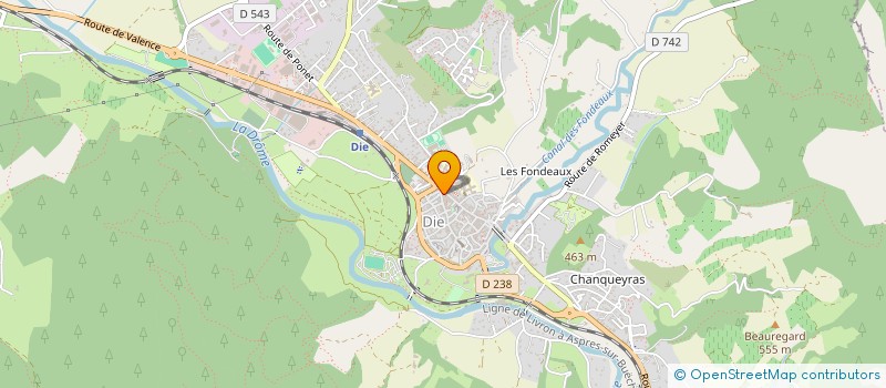 localisation de l'entreprise MADAME CHRISTIANE MEYZENC à DIE