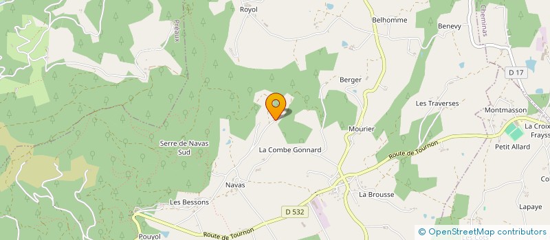 localisation de l'entreprise MADAME CHRISTIANE MICHAUX  SAINT-VICTOR