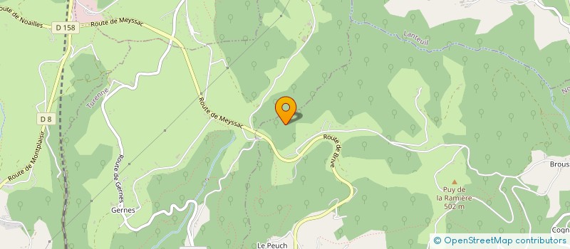 localisation de l'entreprise MADAME CHRISTIANE MICHON  NOAILHAC