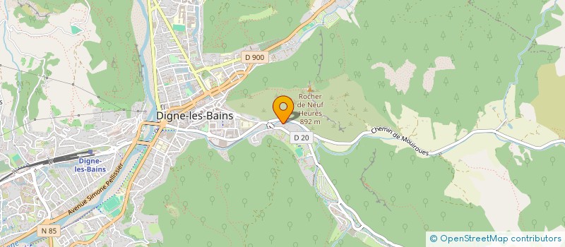 localisation de l'entreprise MADAME CHRISTIANE MIFFRED à DIGNE-LES-BAINS