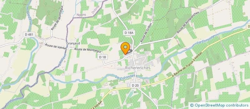 localisation de l'entreprise MADAME CHRISTIANE MILLEREUX à RICHERENCHES
