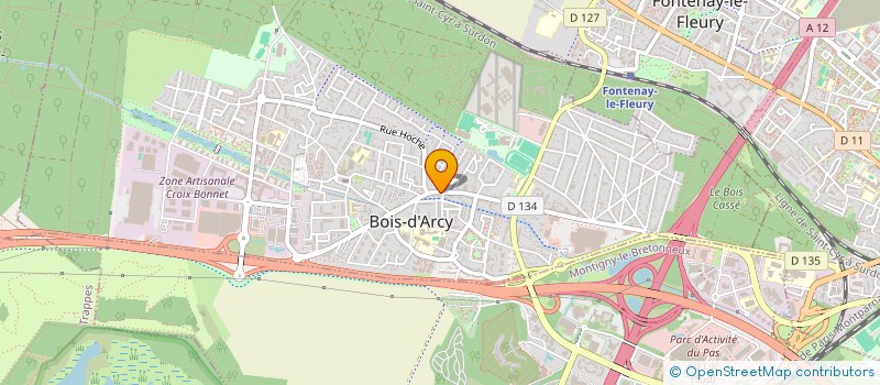 localisation de l'entreprise MADAME CHRISTIANE MILLET  BOIS-D'ARCY