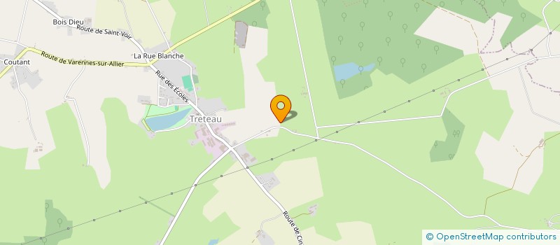 localisation de l'entreprise MADAME CHRISTIANE MINTHERN  TRETEAU