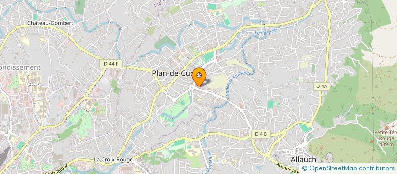 localisation de l'entreprise MADAME CHRISTIANE MONNET à PLAN-DE-CUQUES